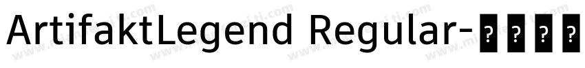 ArtifaktLegend Regular字体转换